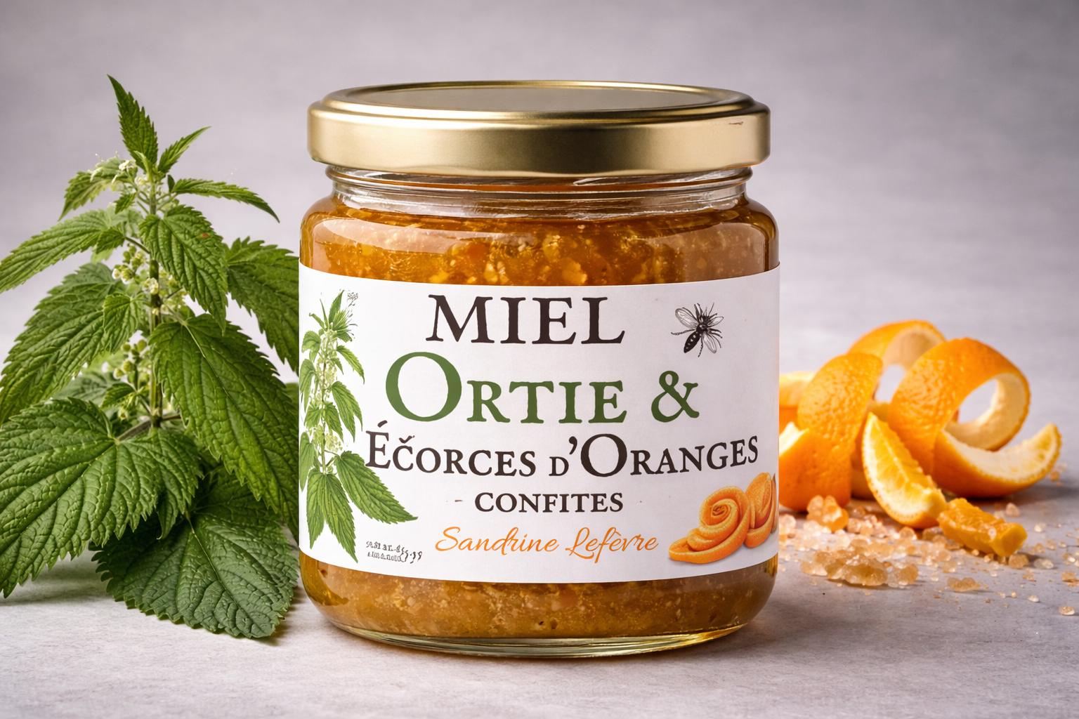 Miel Ortie Écorces d&rsquo;Oranges